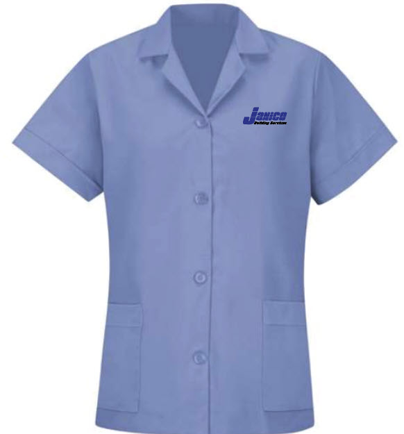 Red Kap - Women's Loose Fit Short Sleeve Button Smock